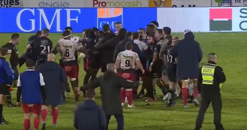 Massy vs Aurillac marqué par des bagarres et des cartons rouges [VIDEO]