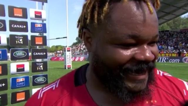 VIDEO. Insolite : la sortie pleine d'humour de Mathieu Bastareaud sur son poids au micro de Canal+