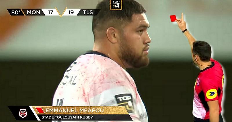 Top 14. Toulouse. Emmanuel Meafou au frigo pour plusieurs semaines après son carton rouge