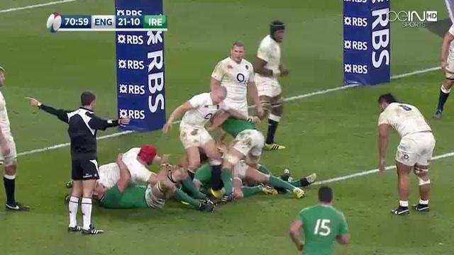 VIDÉO. VI Nations. Mike Brown coupable d'un mauvais geste sur Conor Murray ? 