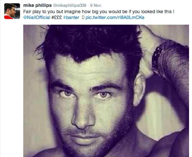 Insolite. Quand Mike Phillips s'embrouille avec un chanteur du groupe One Direction sur Twitter...