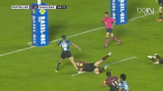 VIDEO. Montpellier impressionne face aux Saracens avec six essais