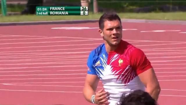 VIDEO LIVE. Moscou 7s. Rémy Grosso fait parler la poudre d'entrée avec France 7 