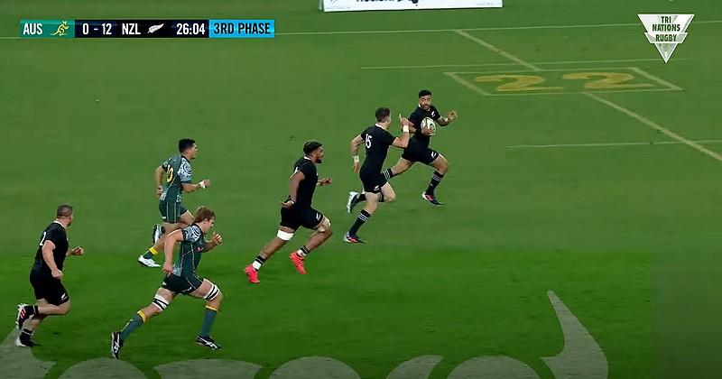 Mo'unga et les All Blacks vaporisent les Wallabies comme jamais auparavant [VIDEO]