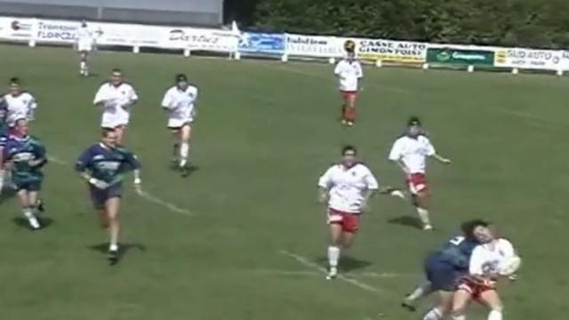 VIDEO. Rugby Amateur - Mr PopCorn prend un gros tampon mais se relève avec classe