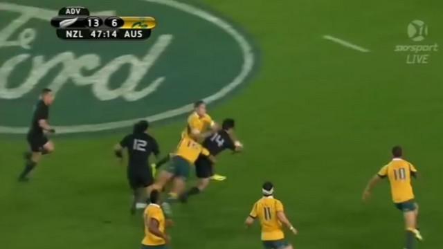 VIDEO. Le All Black Nehe Milner-Skudder brille avec un nouveau tour de magie face aux Wallabies