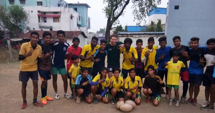 Vaches, mousson et valeurs, un Français s'est mis au diapason du rugby indien