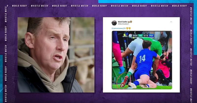 VIDEO. 6 Nations. Nigel Owens réagit à la polémique autour de l'essai de James Lowe