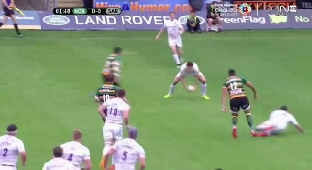 VIDÉO. La passe entre les jambes et les cannes de Duncan Taylor font des merveilles en demi-finale de Premiership