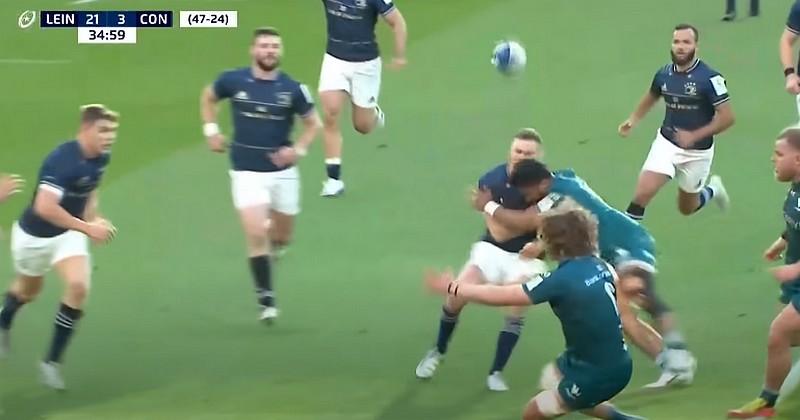 VIDEO. Champions Cup. Nouveau choc à haute vélocité pour Sexton, dézingué par Bundee Aki