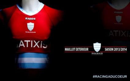 Racing Métro 92 : les nouveaux maillots pour la saison 2013-2014