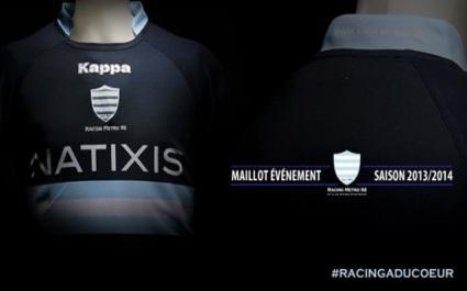 Racing Métro 92 : les nouveaux maillots pour la saison 2013-2014