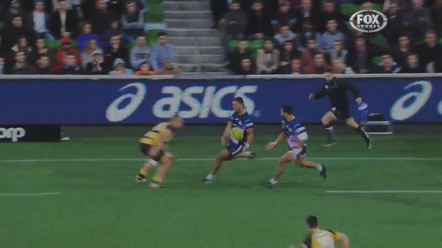 VIDEO. NRC - Telusa Veainu conclut une action parfaite de 80m du Melbourne Rising 