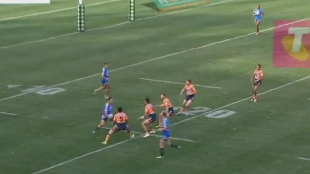 VIDEO. NRL - Jarryd Hayne laisse quatre défenseurs pour mort avant de marquer un essai de 80m