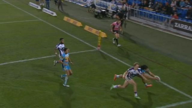 VIDEO. NRL - Kevin « Flash » Gordon marque un essai improbable à pleine vitesse