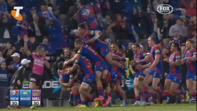 VIDEO. NRL - Les Knights arrachent la victoire lors d'une fin de match incroyable face au Storm