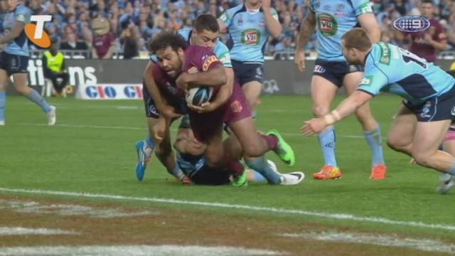 VIDEO. State of Origin - Jarryd Hayne et les New South Wales Blues enchaînent les sauvetages décisifs face aux Queensland Maroons