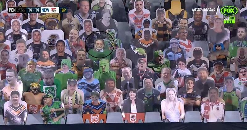 NRL - Un tueur en série s'infiltre au milieu des supporters en carton