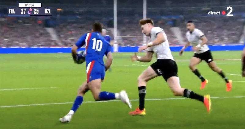 France Rugby : Romain Ntamack sur sa folle relance : ''c'est l'instinct'' !