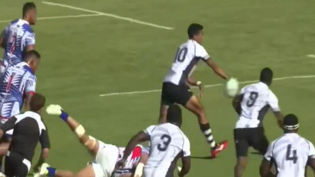 RÉSUMÉ VIDEO. Pacific Nations Cup. Fidji - Samoa : l'essai de Leone Nakarawa après une série de off-loads