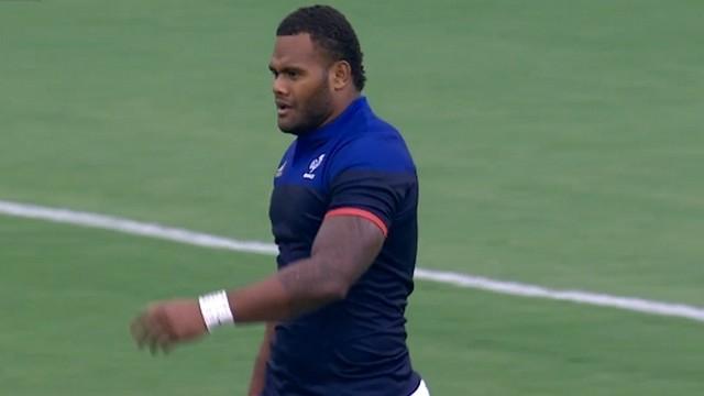 Paris 7s - France 7 - Le groupe avec Virimi Vakatawa et Alexis Palisson