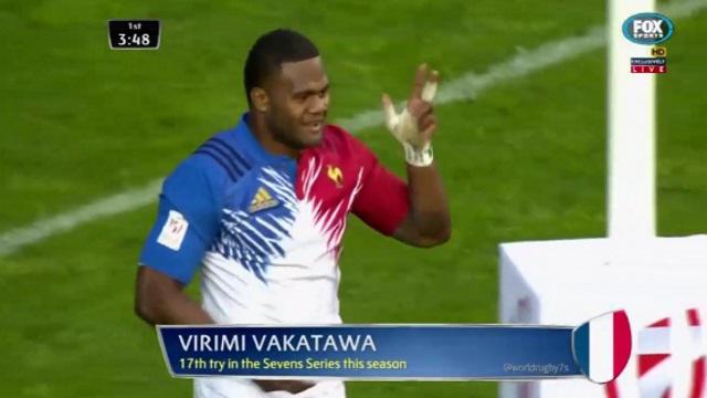 VIDEO. La compilation des meilleures actions de Virimi Vakatawa lors du Paris 7s