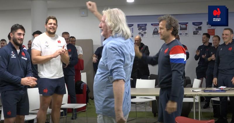 RUGBY. VIDEO. Patrick Sébastien, remise des maillots, la joie du vestiaire, revivez la semaine du Grand Chelem