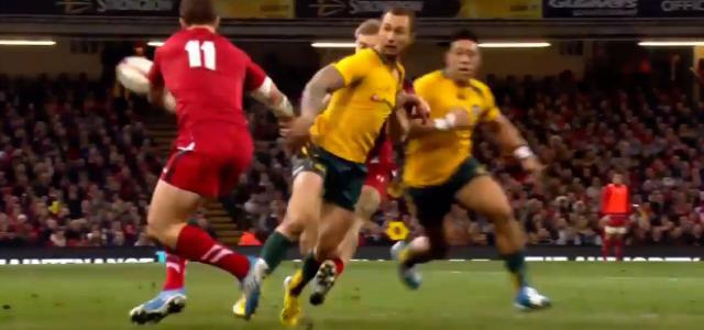 VIDEO. Pays de Galles - Australie : La passe de magicien de Quade Cooper mystifie la défense galloise