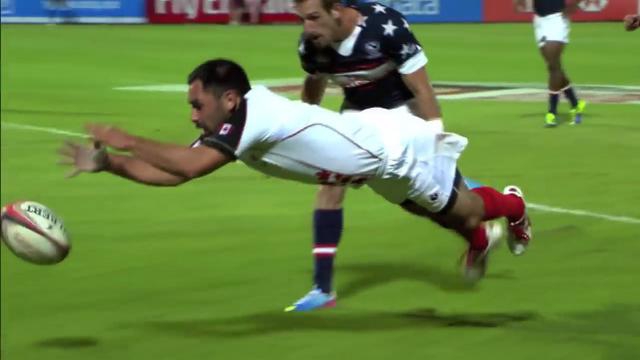 VIDEO. Philip Mack drible la défense des USA avant de se prendre pour Superman dans l'en-but