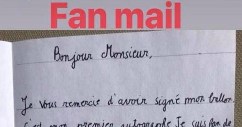 PHOTO - Insolite : la géniale et hilarante lettre d'un jeune fan reçue par Dan Carter