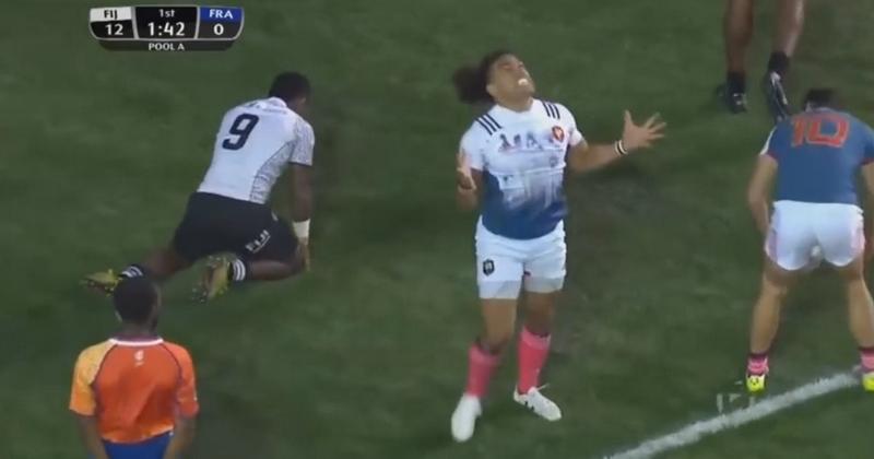 VIDEO. Las Vegas 7s - Pierre-Gilles Lakafia s'offre un essai de 80m face au Fidji