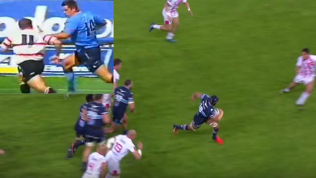 VIDEO. Top 14 - Pierre Spies rappelle à Julien Arias qu'il a lui aussi été ailier avec un superbe cad'deb