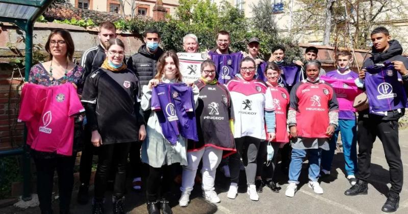 RUGBY. Des enfants malades aux couleurs du Stade Toulousain et du TFC