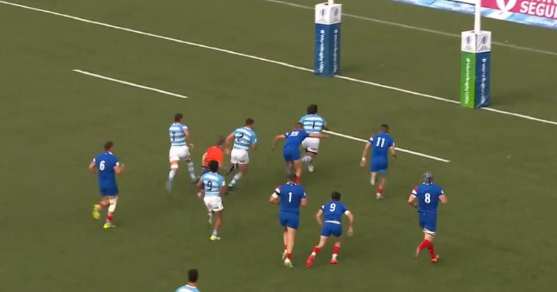 Plus fort et plus rapide que les 3/4, le pilier Thomas Gallo ridiculise la défense de France U20 ! [VIDEO]