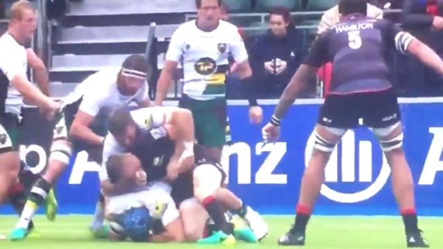 VIDÉO. PREMIERSHIP. Chris Ashton soupçonné d'avoir mordu un joueur de Northampton