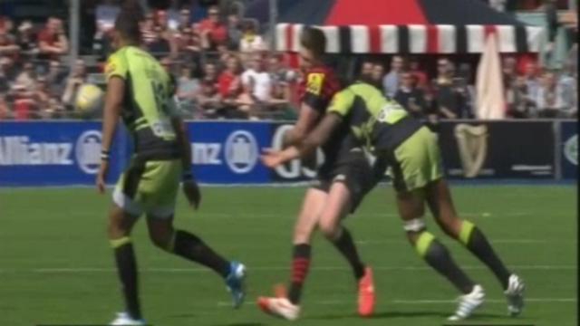 VIDEO. Premiership - Courtney Lawes désosse Owen Farrell 