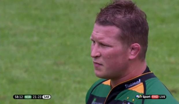 VIDEO. Premiership. Dylan Hartley s'illustre avec un coup de tête sur Jamie George  