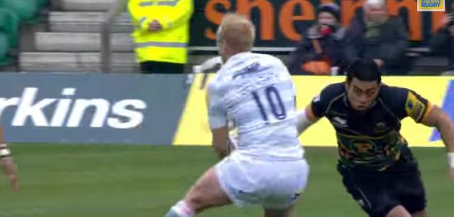 VIDÉO. George Pisi découpe Shane Geraghty en deux avec un plaquage monstrueux