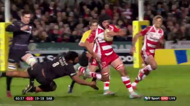 VIDEO. Premiership. Gloucester marque un essai de 95m après le renvoi des Saracens