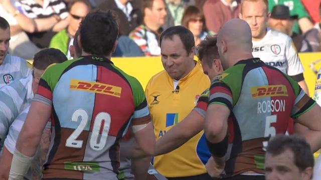 VIDEO. Premiership - Joe Marler chambre l'arbitre Andrew Small à propos de ses chaussures