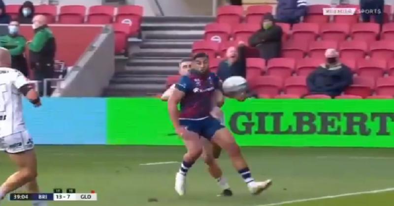 Premiership. La belle boulette de Charles Piutau qui ne regarde pas son son rétro pour aplatir [VIDÉO]