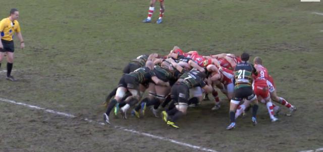 VIDÉO. Premiership : Northampton emporte la mêlée de Gloucester dans les tribunes