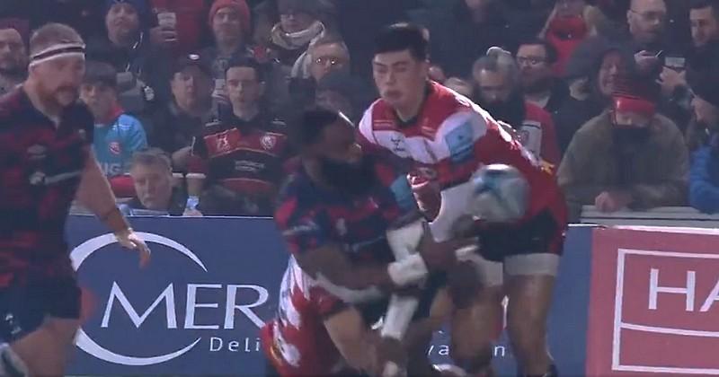 VIDEO. Premiership. Premier ballon, premier offload de génie pour Semi Radradra