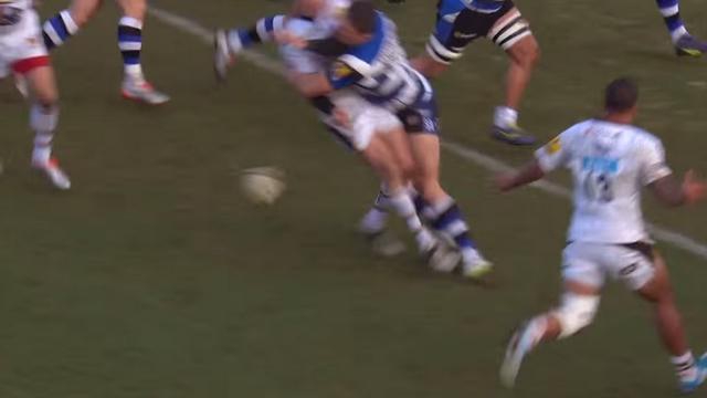 VIDEO. Premiership - Bath. Sam Burgess découpe Ben Jacobs deux fois en l'espace de 20 secondes