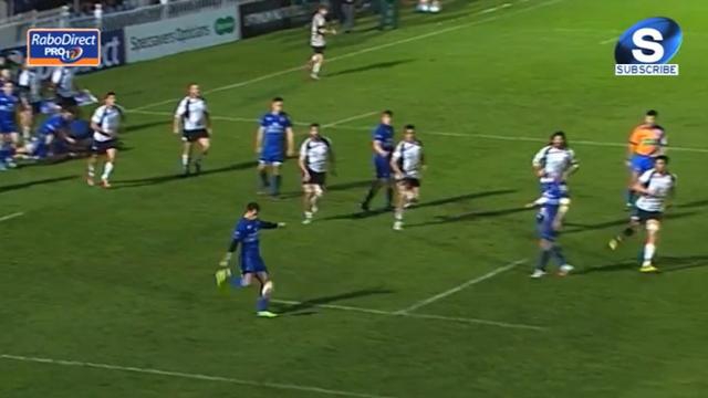 VIDEO. Pro 12 - La passe au pied vraiment osée de Zane Kirchner devant son en-but