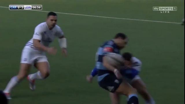 VIDEO. Pro 12. Les gros impacts de Cardiff vs Leinster avec le caramel de Dave Kearney sur Joaquin Tuculet 