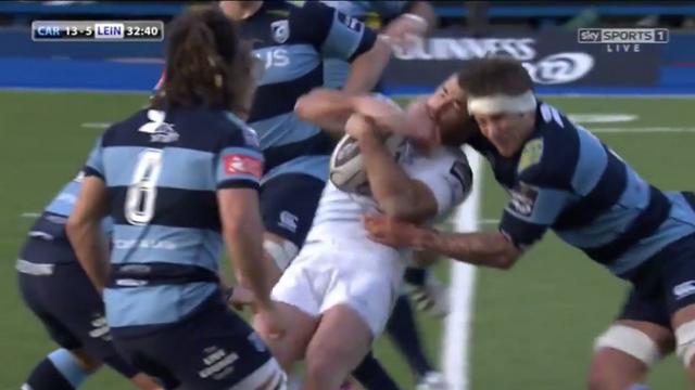 VIDEO. Pro 12. Le coup de la corde à linge de Jarrad Hoeata sur Rob Kearney