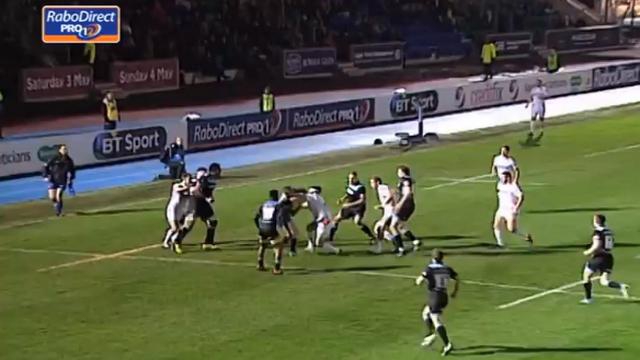 VIDEO. Pro 12 - Le KO le plus rapide du monde avec Scott Baldwin des Ospreys