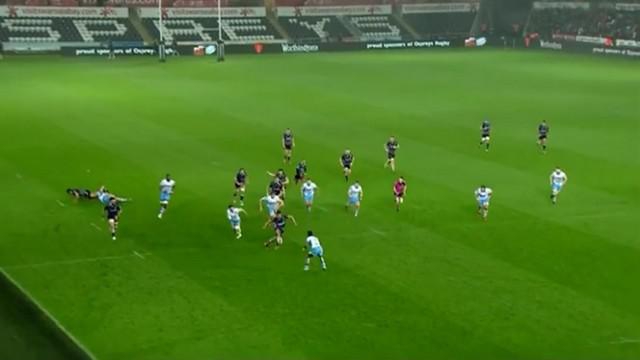 VIDEO. Pro 12.  Le très beau système des Ospreys conclu avec classe par Rhys Webb