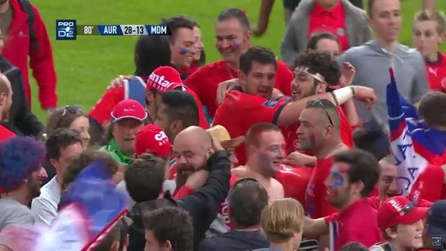 RESUME VIDEO. Pro D2 : Aurillac en finale au terme d'un superbe match face à Mont-de-Marsan